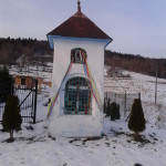 Kapliczka na granicy Gruszowca i Kasiny Wielkiej