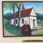 Pamiątka z wizyty bp Karola Wojtyły w Kaplicy Na Brzegu - obraz Maria Bogacz