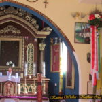 Poświęcona Palma w darze dla Matki Boskiej Częstochowskiej w Kaplicy Na Brzegu od parafianina